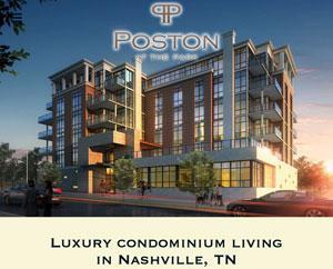 Berry Interesting developed and maintains an HTML5 bootstrap landing page for The Poston at the Park, a Nashville Luxury Condominium Development