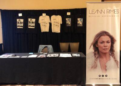 Photos from the merchandise available at the LeAnn holiday tour. 